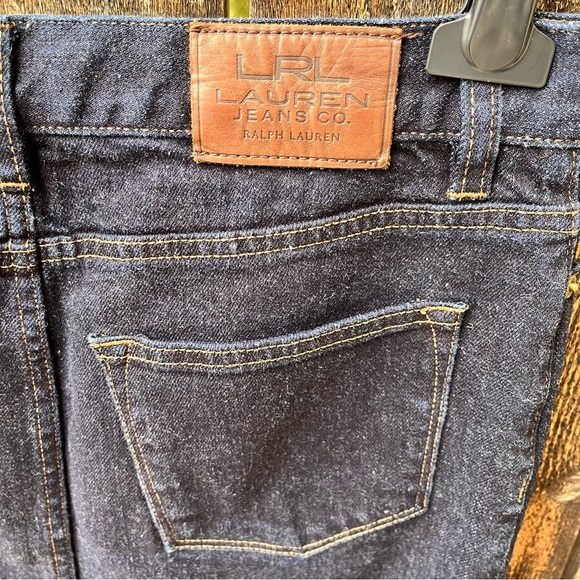 Lauren Ralph Lauren Dark Wash Denim Jeans Skirt in Sz 4 - Picture 4 of 10
